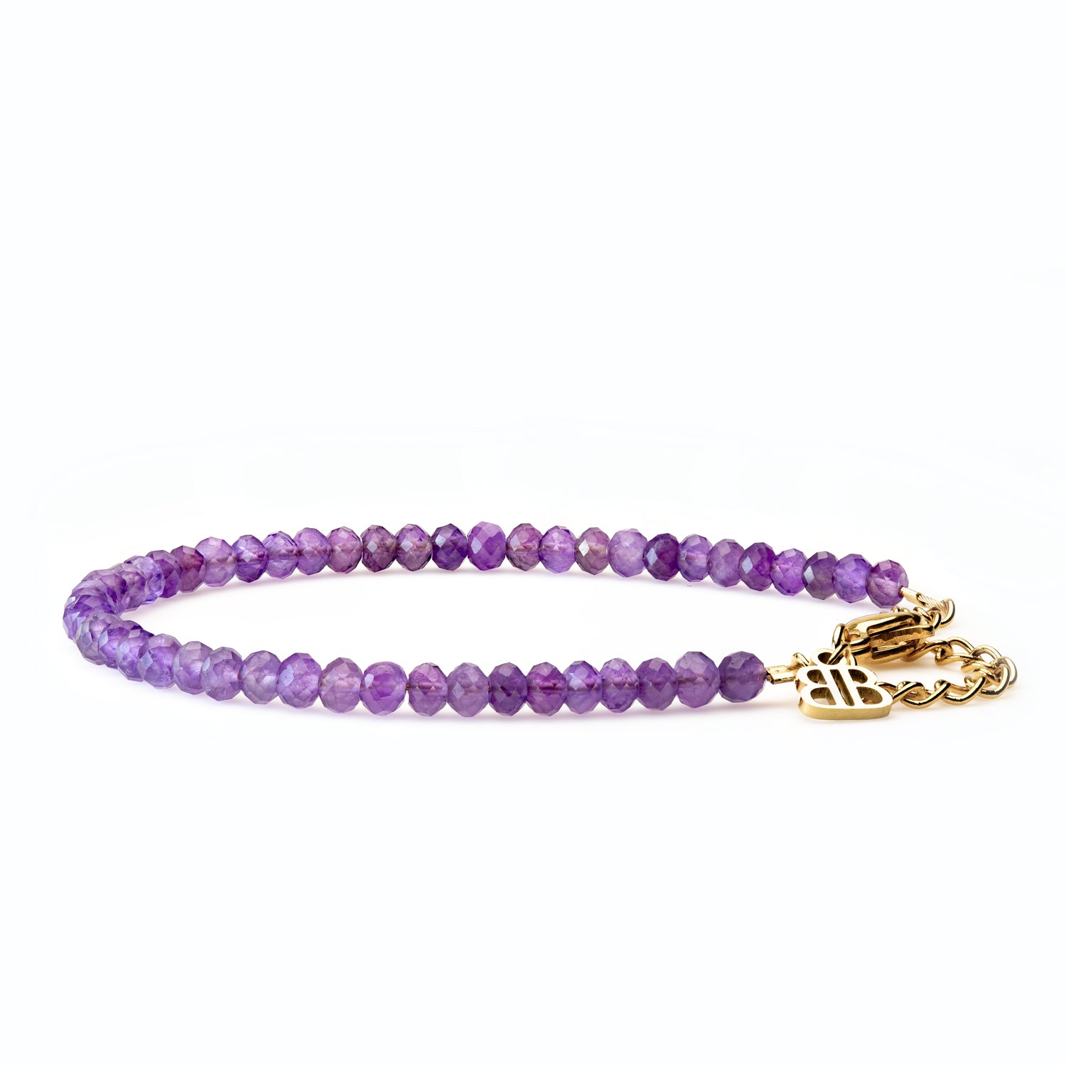 Amethyst Armband facettiert 3mm- Februar Birthstone - BONES & BUDDHAS