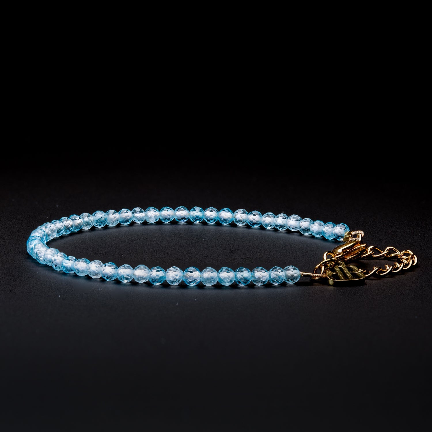 Topaz Armband facettiert 3mm- Dezember Birthstone - BONES & BUDDHAS