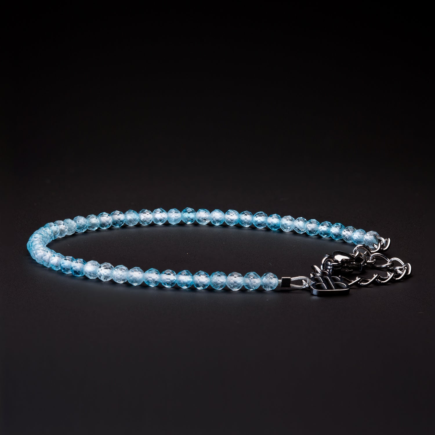 Topaz Armband facettiert 3mm- Dezember Birthstone - BONES & BUDDHAS