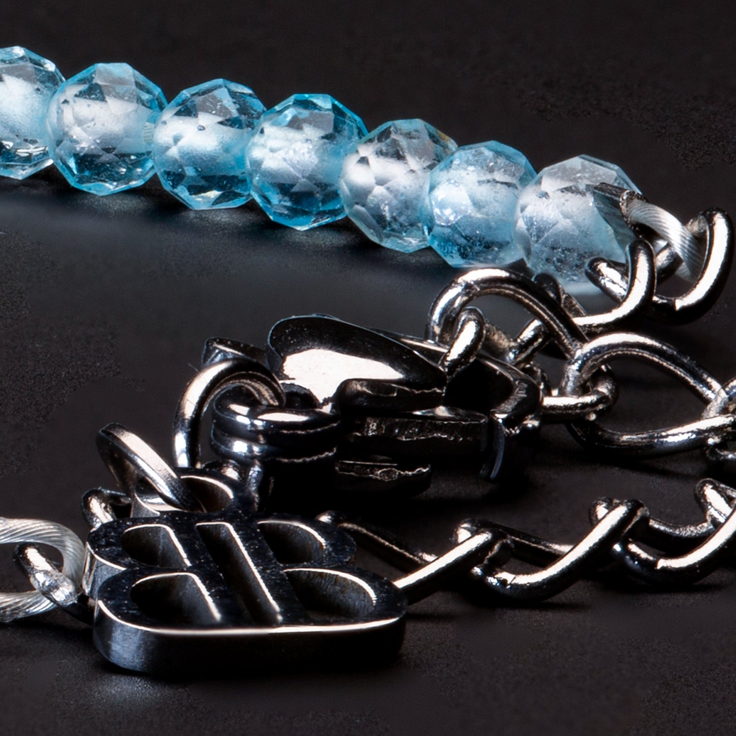 Topaz Armband facettiert 3mm- Dezember Birthstone - BONES & BUDDHAS