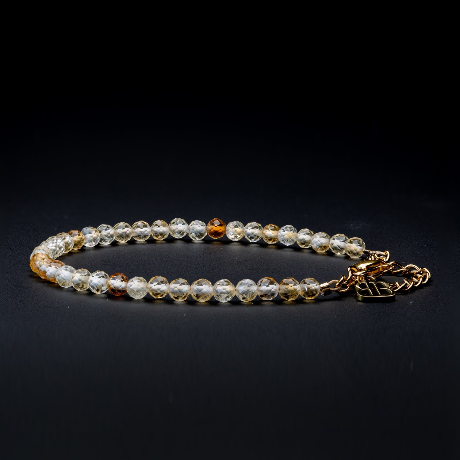 Citrin Armband facettiert 3mm- November Birthstone - BONES & BUDDHAS