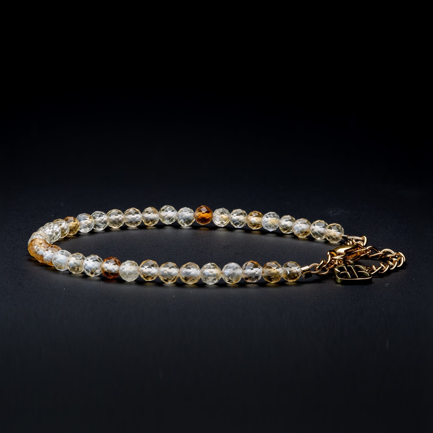 Citrin Armband facettiert 3mm- November Birthstone - BONES & BUDDHAS