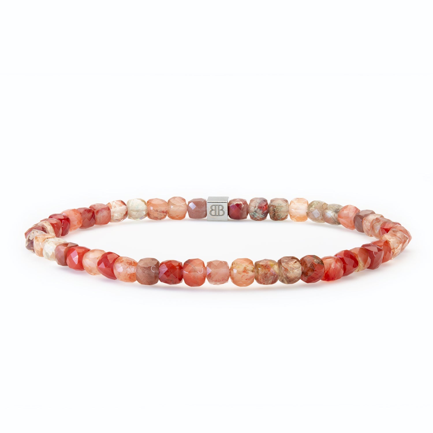 Labradorit Cube Armband facettiert 4 mm - BONES & BUDDHAS