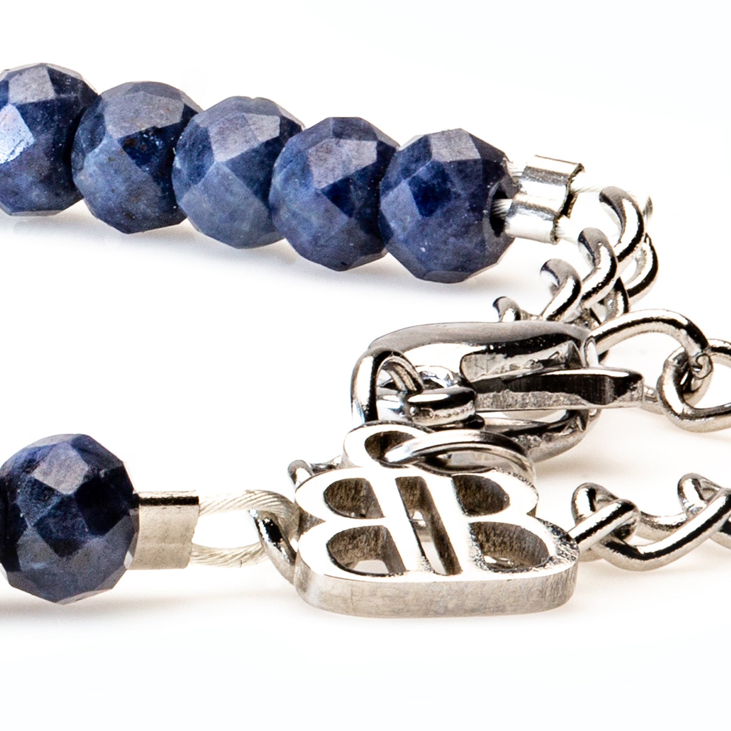 Saphir Armband facettiert 3mm- September Birthstone - BONES & BUDDHAS