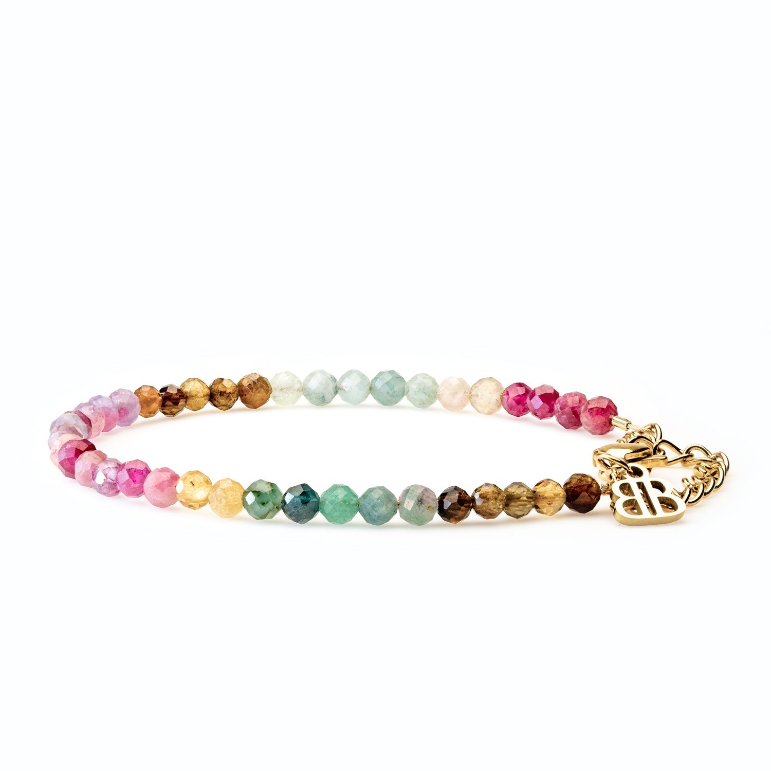 Turmalin Armband facettiert 3mm- Oktober Birthstone - BONES & BUDDHAS