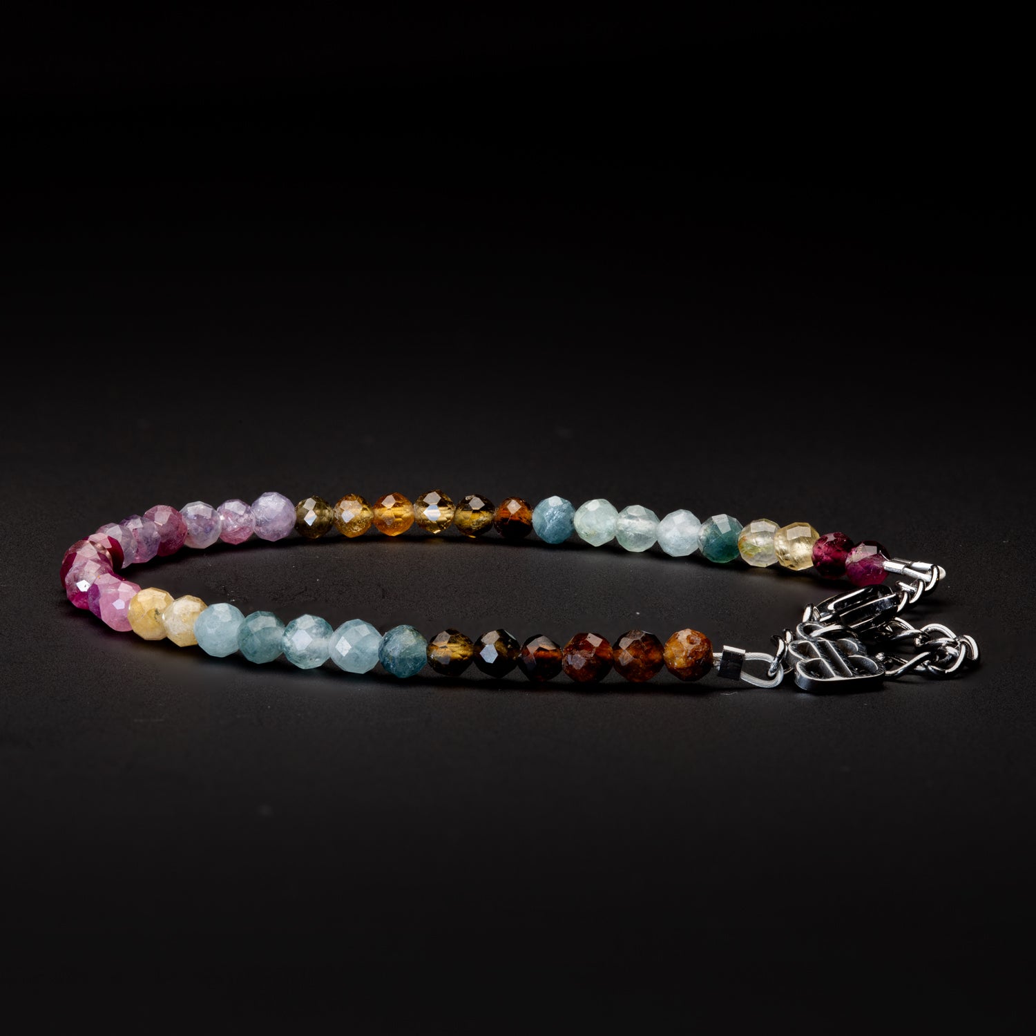 TURMALIN ARMBAND FACETTIERT 3MM - SET 3 DAMEN