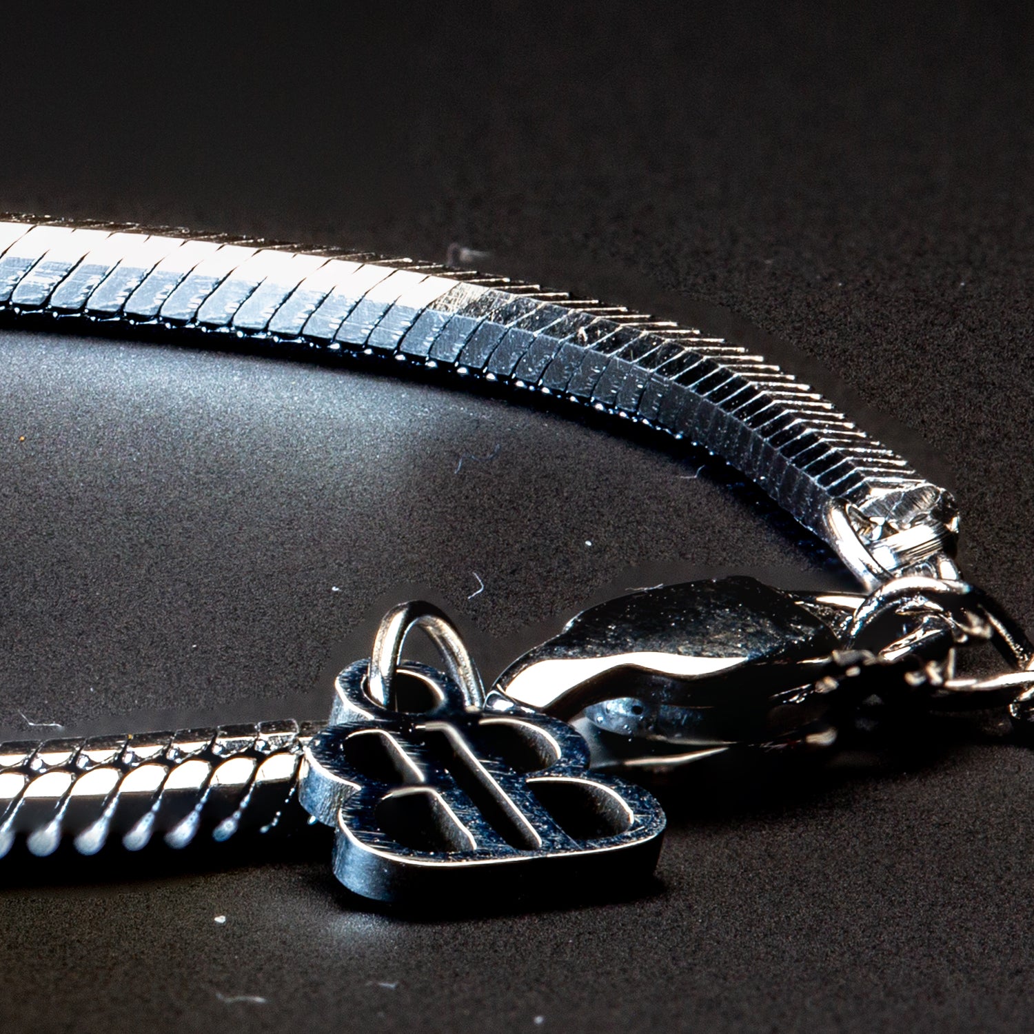 ACHTECKIGE ARMKETTE EDELSTAHL 1,2mm - BONES & BUDDHAS