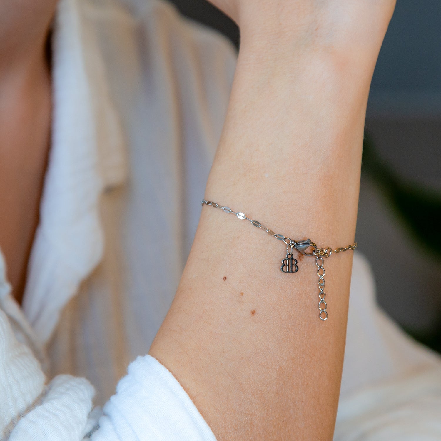 Modisches Ketten Armband Edelstahl 2mm - BONES & BUDDHAS