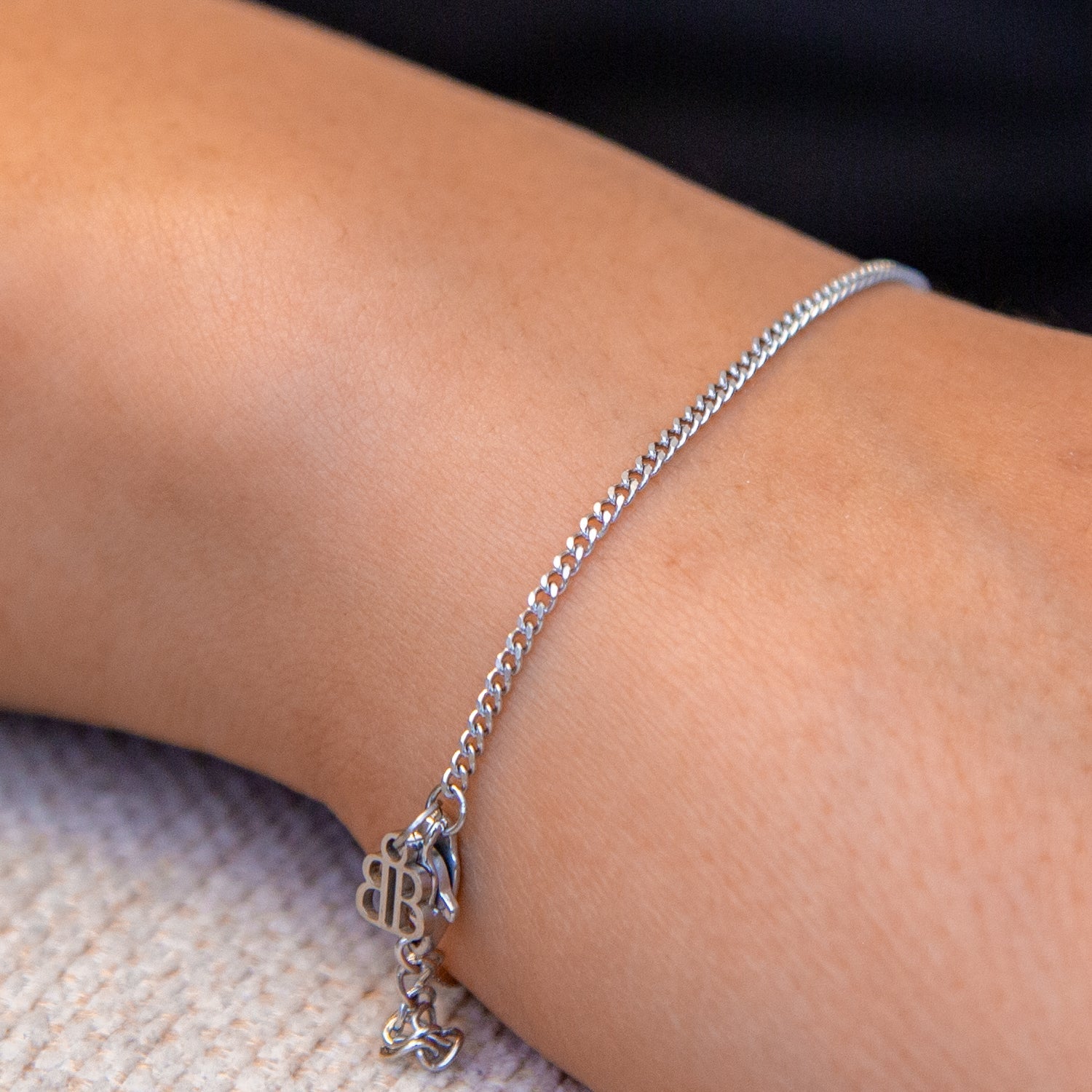 Minimalistisches Kubanisches Armband Edelstahl 3mm - BONES & BUDDHAS