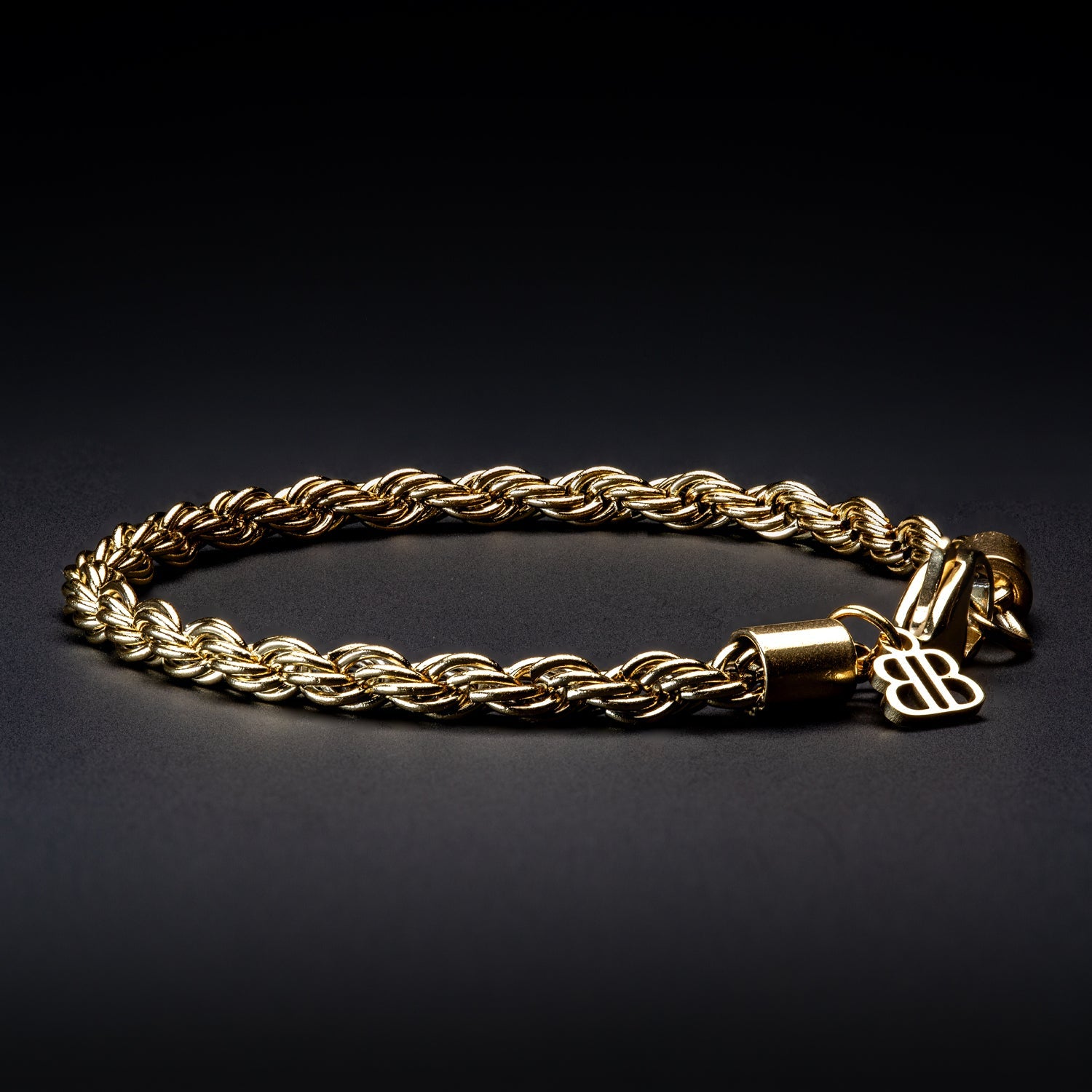 Rope Ketten Armband Edelstahl 4mm - BONES & BUDDHAS