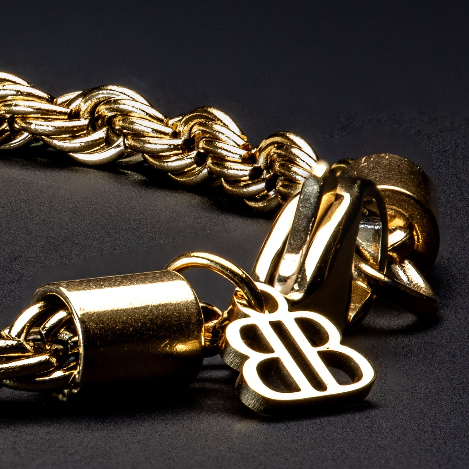 Rope Ketten Armband Edelstahl 4mm - BONES & BUDDHAS