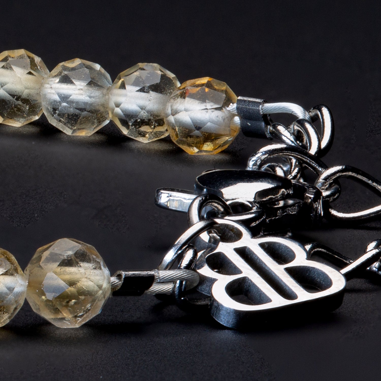 Citrin Armband facettiert 3mm- November Birthstone - BONES & BUDDHAS