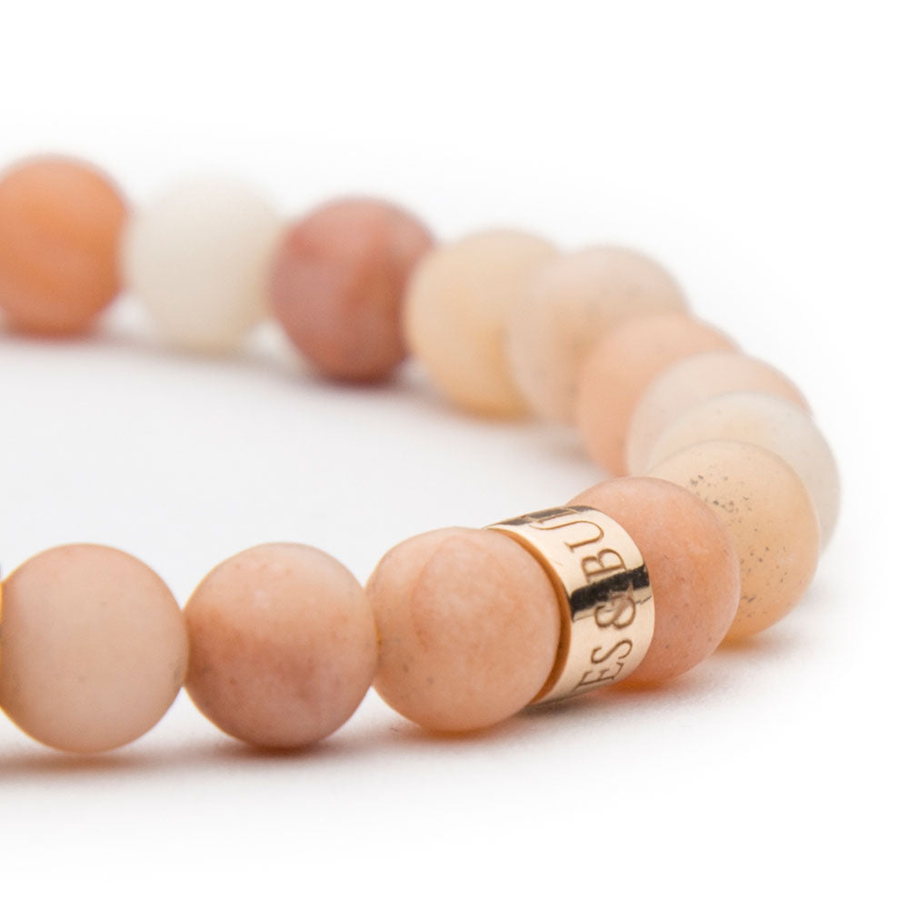 DJ BUDDHA Armband Rosé Aventurin matt 6mm - BONES & BUDDHAS