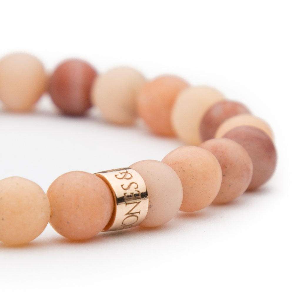 Armband Rosé Aventurin matt 6mm - BONES & BUDDHAS