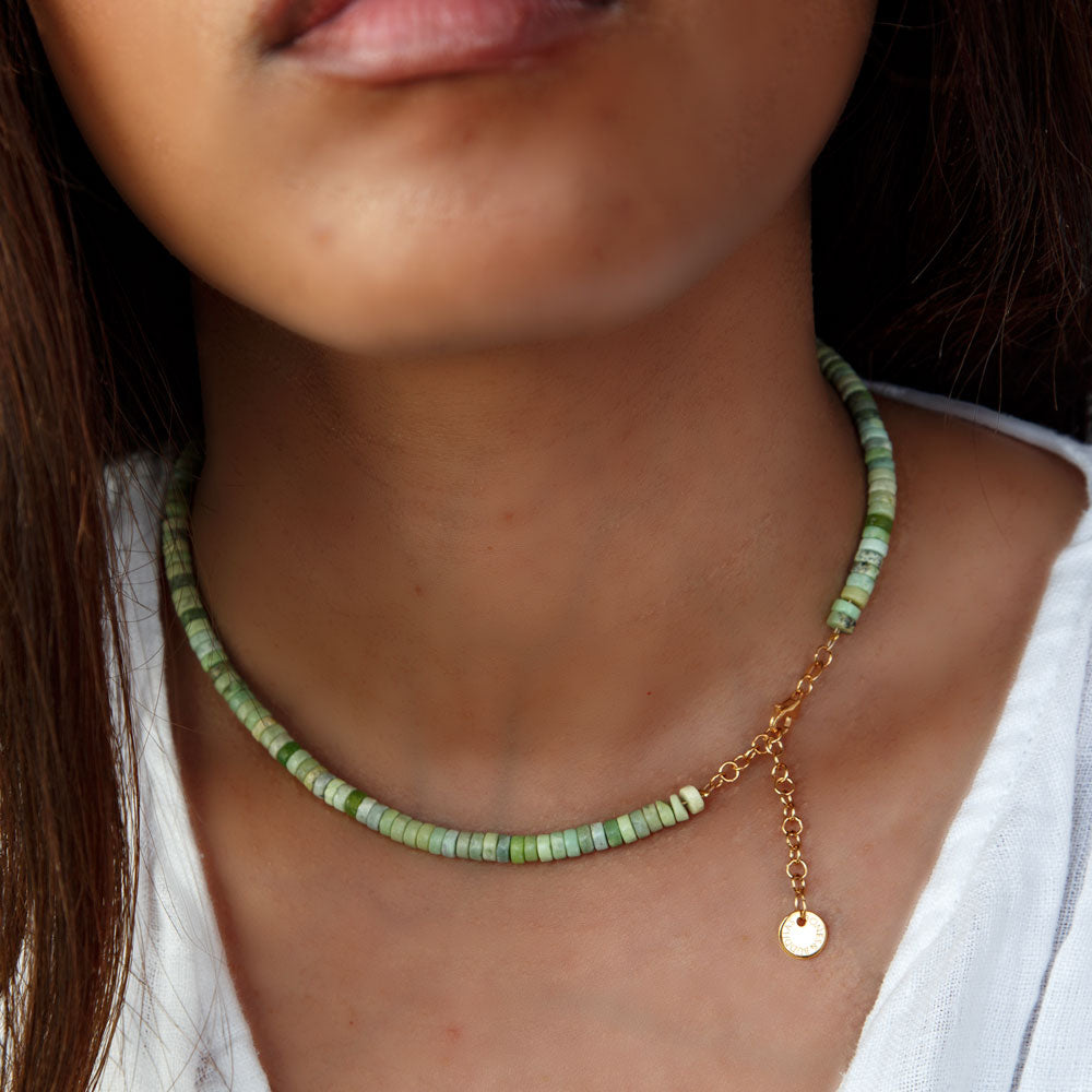 Jade Choker Halskette / Armband - BONES & BUDDHAS