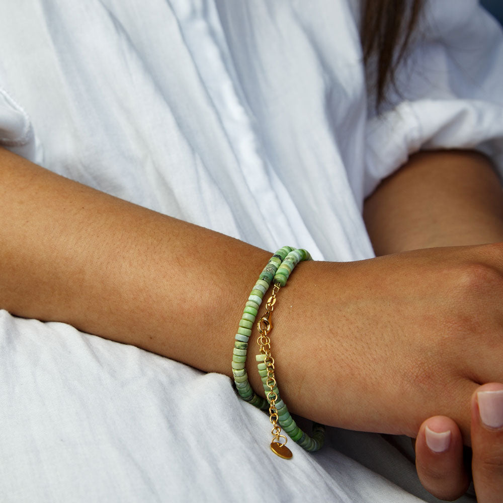 Jade Choker Halskette / Armband - BONES & BUDDHAS