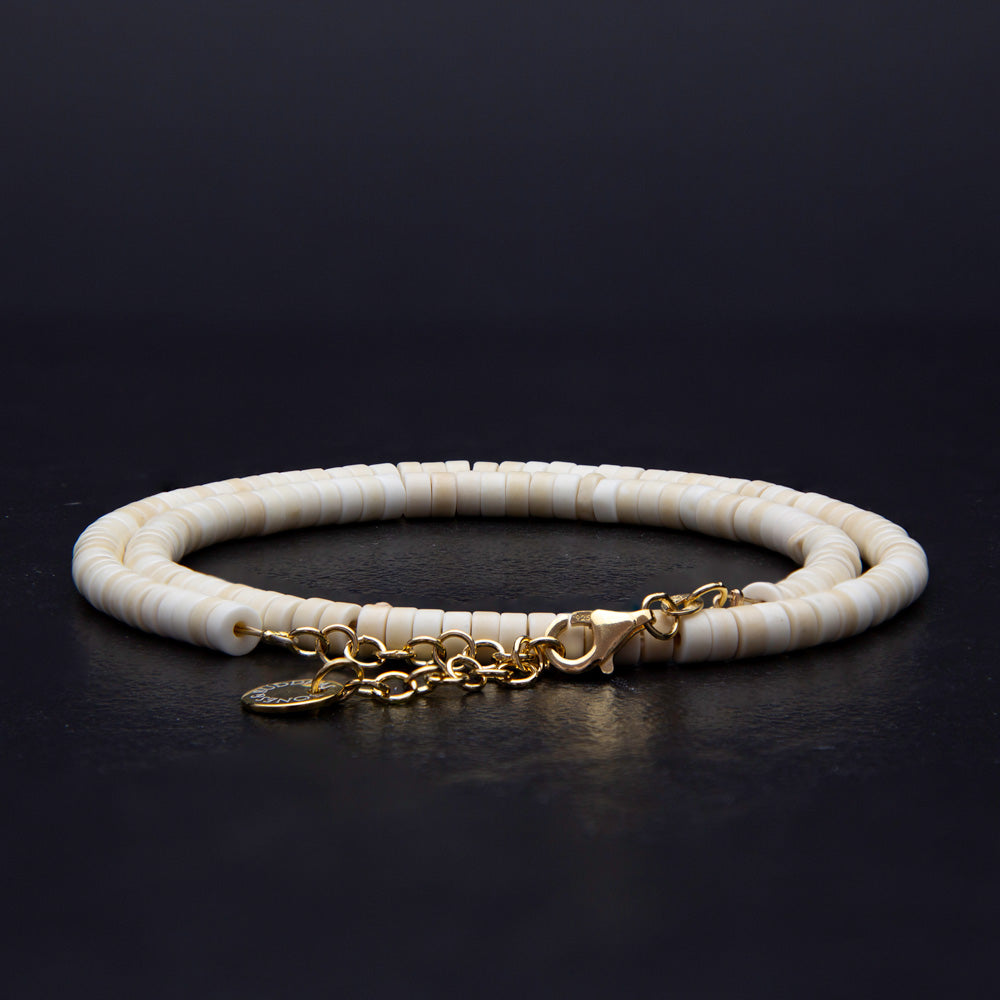 White Türkis Choker Halskette / Armband - BONES & BUDDHAS