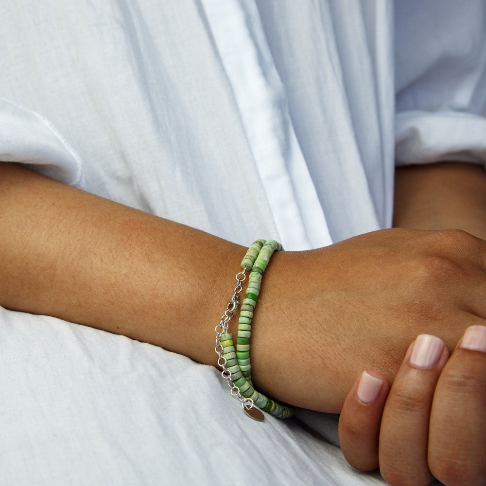 Jade Choker Halskette / Armband - BONES & BUDDHAS