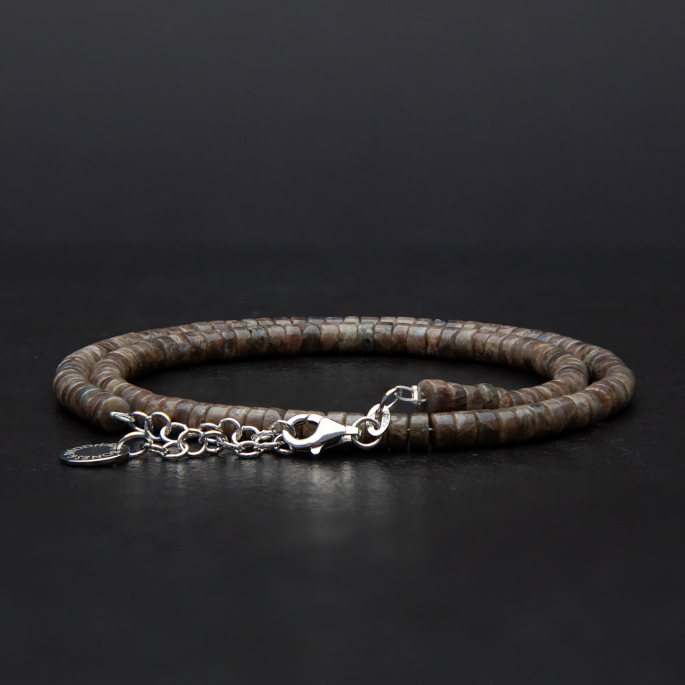 Labradorit Choker Halskette / Armband - BONES & BUDDHAS