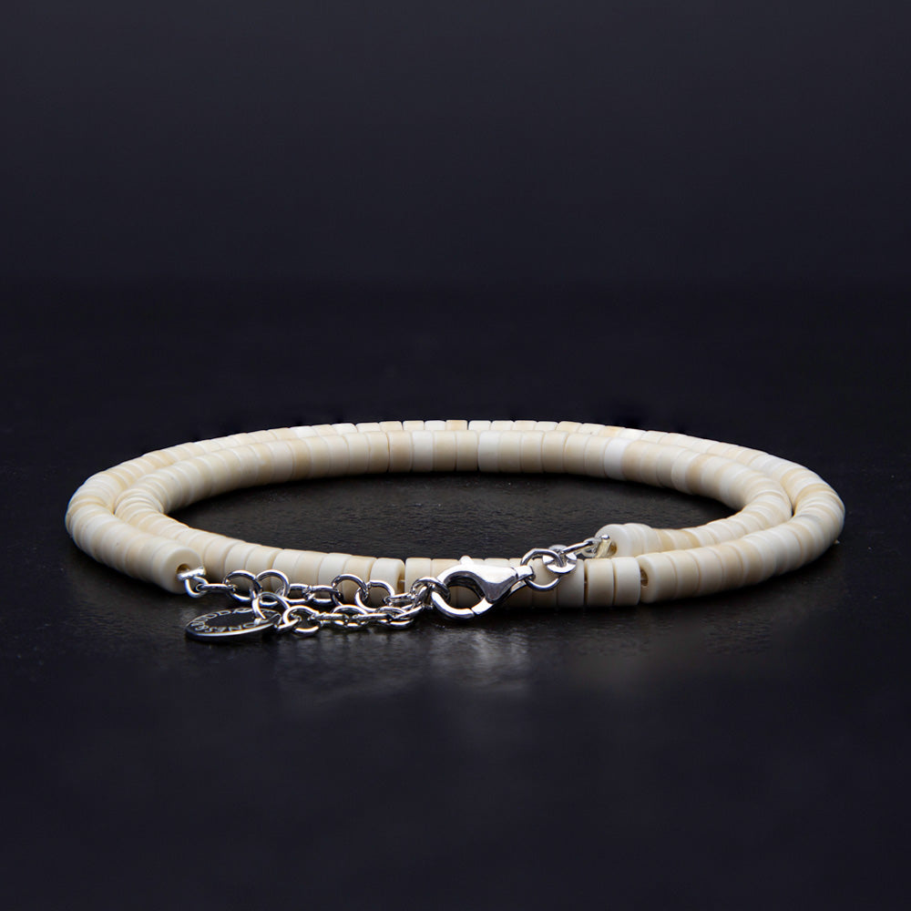 White Türkis Choker Halskette / Armband - BONES & BUDDHAS