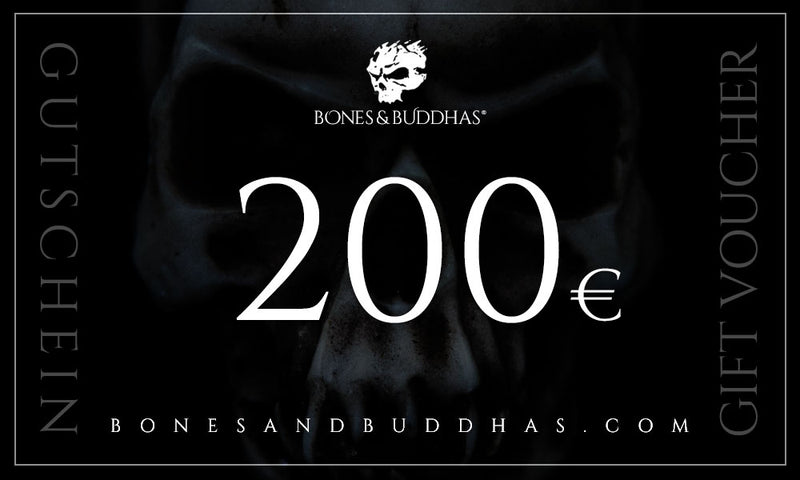Geschenkgutschein 200 EUR - BONES & BUDDHAS