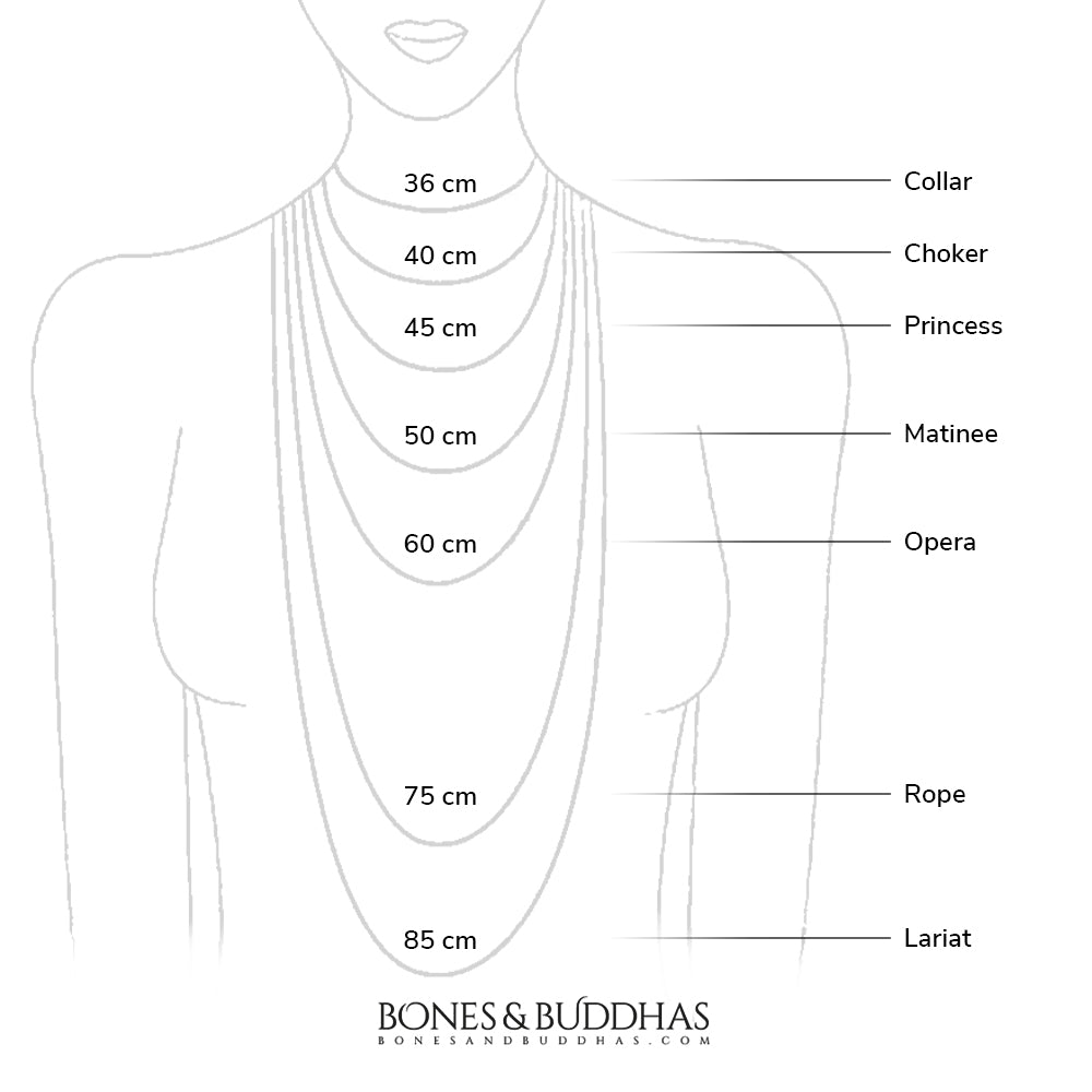 Halskette Mermaid Tear Blue - BONES & BUDDHAS